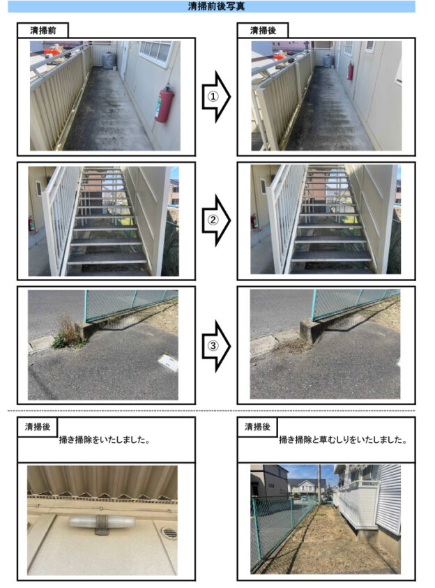 郡山市　定期清掃レポート　20240711